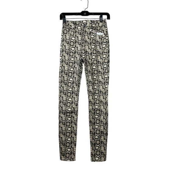 Good American Good Legs Snake Print Hi Waist Jeans NWT - Picture 1 of 7